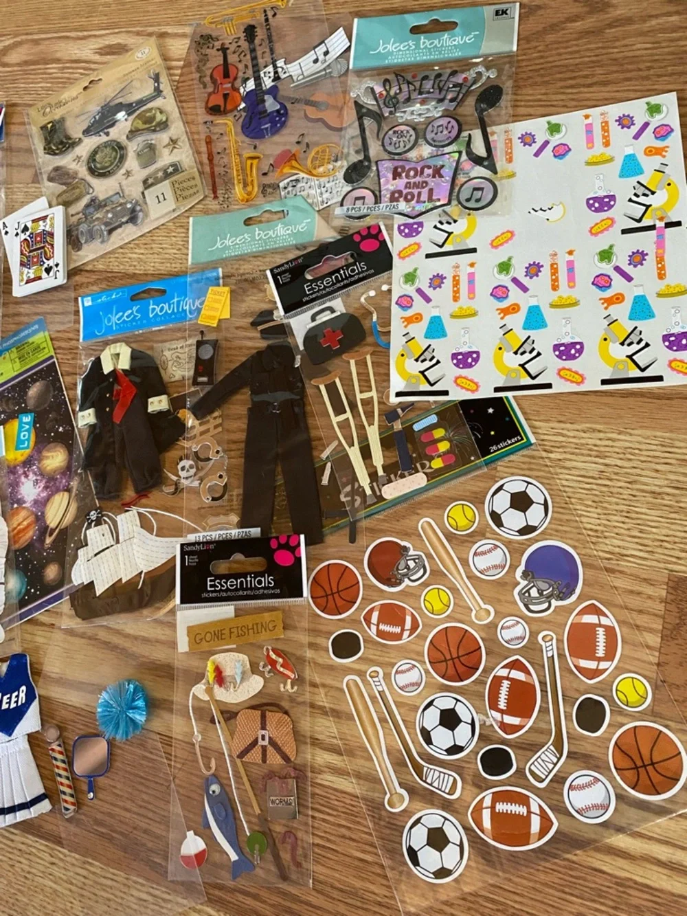 Assorted Party Sticker Pack - Multi-Color Mix